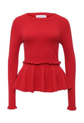 LOST INK  THE FRILL WAIST PEPLUM JUMPER